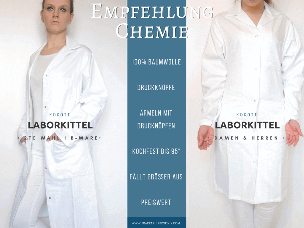 Empfehlung-Chemie-Laborkittel-100%-Baumwolle